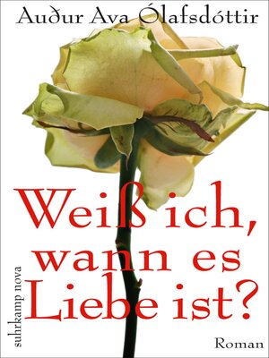 cover image of Weiß ich, wann es Liebe ist